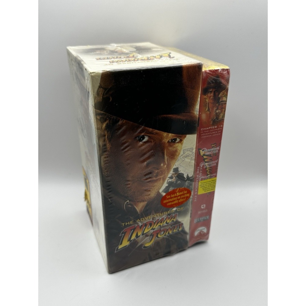 The Adventures of Indiana Jones VHS 3-Box Set With Young Indiana Jones